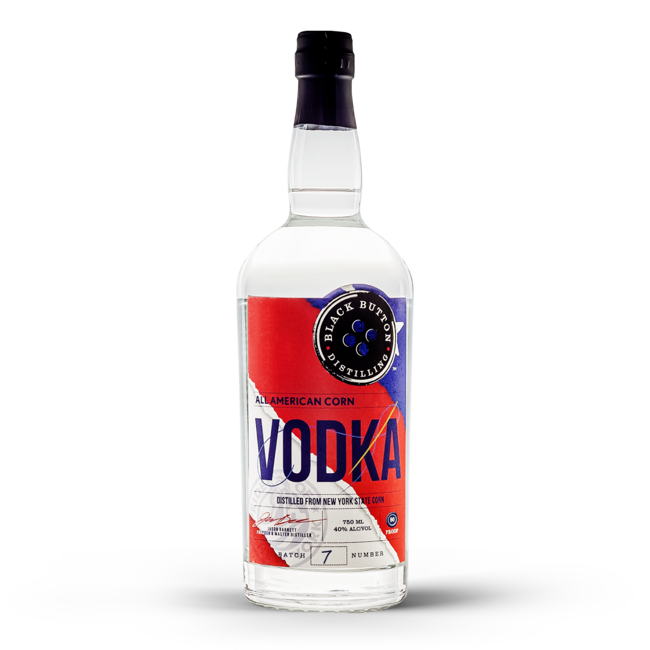 All American Corn Vodka Black Button Distilling