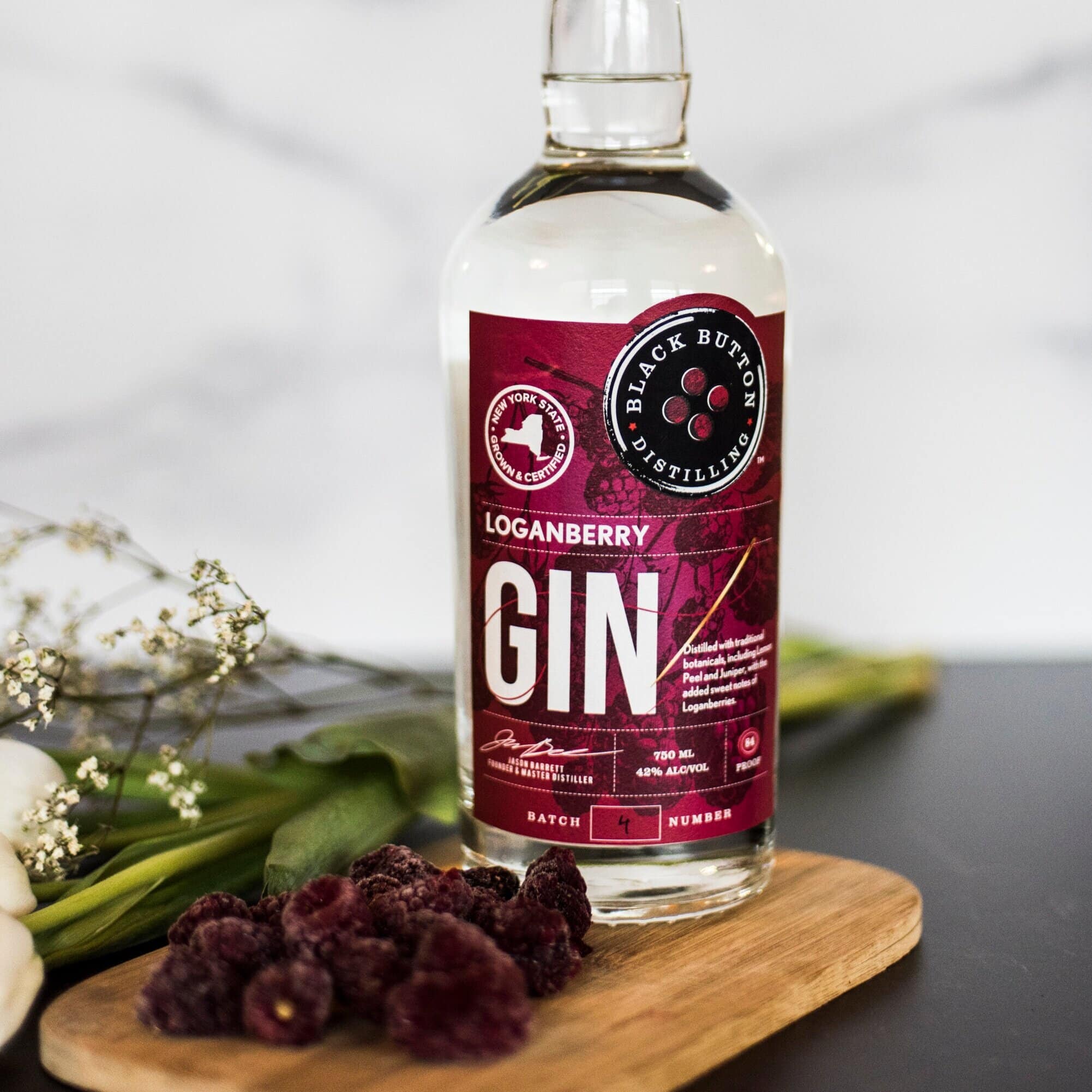 Black Button Distilling To Release Limited Edition Loganberry Gin On July 17